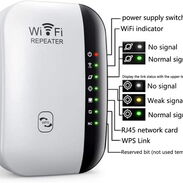 Amplificador-Router- Extensor-Repetidor_de rango WiFi 300Mbps 2.4 GHz con Puerto Ethernet _ LAN ____59361697 - Img 45388038