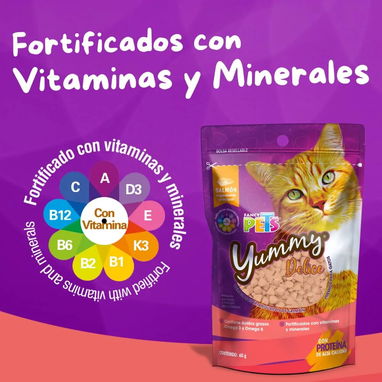 Yummy Delice Triángulos de Salmón para gatos - 3/3