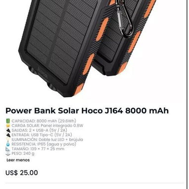 Power Bank Hoco J165 30000mA 0KM SELLADO CAJA GARANTIA SOMOS TIENDA FISICA MODELOS DE 10,20 MIL MAH SI DESEA AL WHATSA - Img 111845320