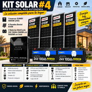 Kit solares + Instalación todo lo que necesitas para tener energía en tu hogar. Inversor+Paneles+Batería - Img 57307933