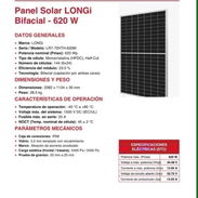 La mejor del mercado (Panel solar bifacial monocristalino marca longi) - Img 57000150