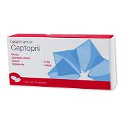 Captopril 25 mg Caja con 30 tabletas. Precio: $300 - Img 46075707