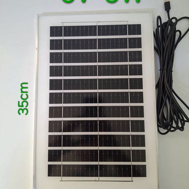 Panel Solar Salida Tipo C 9w 6 volts - 2/3