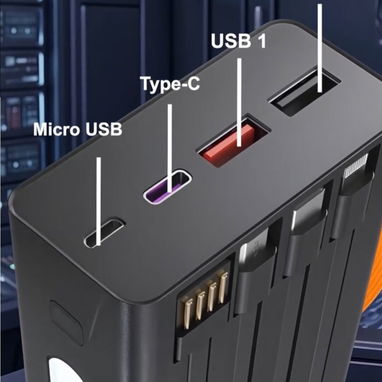 Banco de energía con lámpara de 45000mAh - 4/8