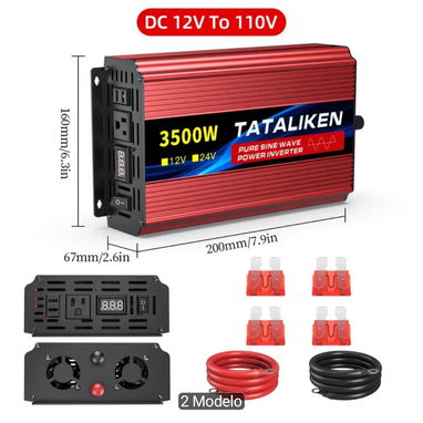 Inversor de corriente 12v 3500watts - Img 124368492