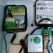Compresor de aire portátil de 12vol+pomo de Slime sellador reparador de neumáticos+accesorios - Img 45844689