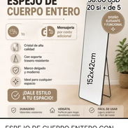 ESPEJO DE PIE Y PARA COLGAR GRANDE en oferta - Img 55943107