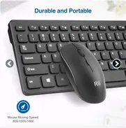 Teclado y mouse inalámbrico Rii Standard Office 52458136 - Img 50643539