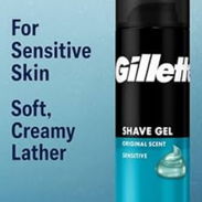 Gel de afeitar Gillette más 1 máquina desechable Gillette - Img 58239172