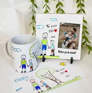 Regalos día de los padres / Regalos personalizados para cualquier ocasión / Llaveros / Tazas o jarras / Azulejos - Img 49895203