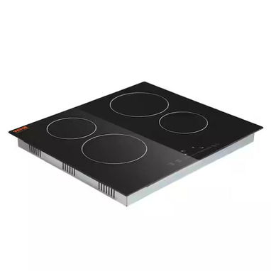 Cocina Empotrada 4 Quemadores Infrarrojo VEVOR superficie de cristal templado negro precio $410 USD transporte incluido - 6/9