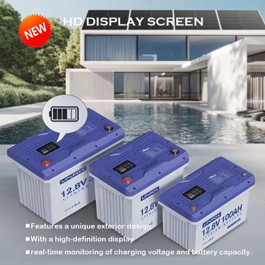 Anern Upgrad High Quality 1280WH 12.8V 100AH LiFePO4 Lithium Battery - 7/7