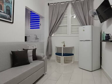 ⭐Renta apartamento independiente de 1 habitación,1 baño, sala-comedor,cocina equipada, refrigerador,TV - Img main-image-44454699