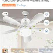 Ventilador de techo  50usd 40cm de diámetro 👀 - Img 55927475