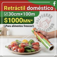 🥬 Retráctil Doméstico - 30cm x 100m - 1000 MN - Img 58065482