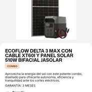 Ecoflow delta 3 Max con cable xt60I y panel solar 510w bifacial jasolar - Img 57715541