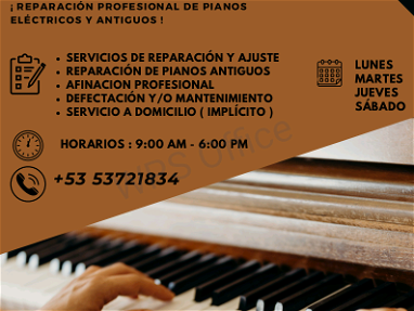 PIANOS: REPARACIÓN Y AFINACIÓN. - Img main-image