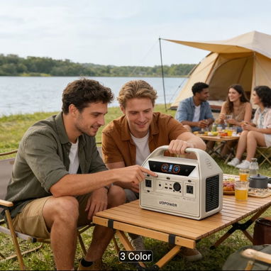 Estación de Energía Portátil de 595 Wh con pico de 1200..tiene sistema automático y carga inteligente, todo lo hace solo - Img 123818950
