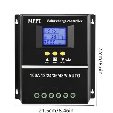 Cargador MPPT Panel Solar 12/24/36/48v 100A Gestión Automática - Img 122257218