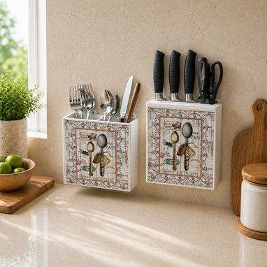 ORGANIZADORES DE COCINA, PORTACUBIERTOS  PORTACUCHILLOS, PORTAESPECIAS - 10/10