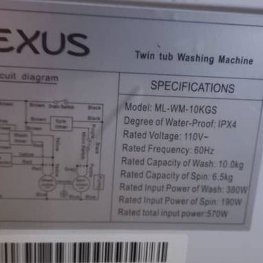 LAVADORA SEMIAUTOMÁTICA MILEXUS 10KG, ENTREGA DE FACTURA. VARIEDAD DE ELECTRODOMÉSTICOS, TECNOLOGÍA, ETC - Img 117002917