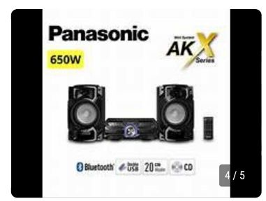 💥📣SC-AKX520 Black CD Stereo System💥☎️58578355☎️ 🌟450 USD💥 - Img main-image