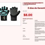 GUANTES DE ENTRENAMIENTO CON MUÑEQUERAS VPT#-0146 - Img 55220259
