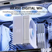 ❗️GGWP Store. Disipador DeepCool AK400 DIGITAL WH con pantalla para control d temperatura del cpu y rgb - Img 45018015
