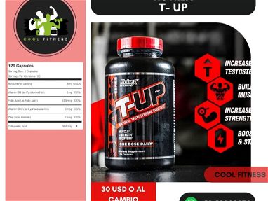 ☎️⚡⚡*Nutrex T-Up* 42% boost testosterone - Img main-image-41357615