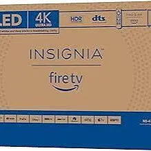 TV / Televisor INSIGNIA 43 pulgadas MOD. NS-43F501NA26 (Año 2026) 4K UHD SMART TV (FIRE TV) con Alexa Voice HDR10, NUEVO - Img 123052409