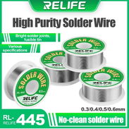 Estaño RELIFE RL-445 Alta Pureza 0.3mm 🌐 - Img 56759683