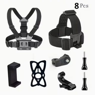 ☎️53544655 🛵 Entrega Disponible ⭐Sistema de Arnés de Pecho para Cámara de Acción (Kit 8 piezas) ⭐ - Img 114915100