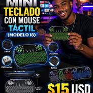 🔥⌨️ ¡MINI TECLADO + MOUSE TÁCTIL I8! 🖱️🔥 ¿Quieres controlar tu Smart TV, TV Box, PC o dispositivo multimedia con como - Img 57073466