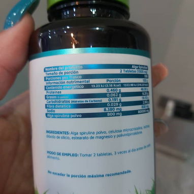 ALGA SPIRULINA VIDANAT 200 TABLETAS - Img 126235287