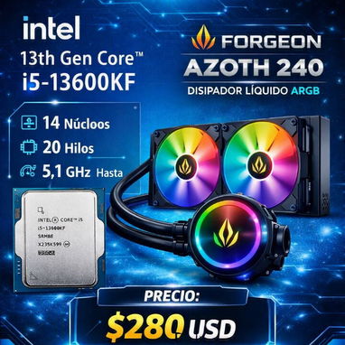 Intel Core i5‑13600KF + Disipador Líquido - 2/2