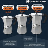 Cafeteras expresso 1, 3 y 6 tazas - Img 54608282