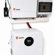 Kit solar 5kw con 5kwh SRNE (con paneles) $3500.00 USD Garantía: 1 año Mensajería gratis - Img 55656859