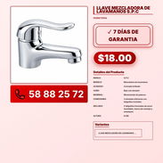LLAVE MEZCLADORA DE LAVAMANOS S.P.C VPT -0174 - Img 57843092