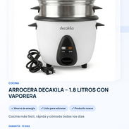 📦 *Arrocera Decakila – 1.8 litros con vaporera* - Img 57003894