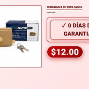 CERRADURA DE TRES PASOS . - Img 58305013