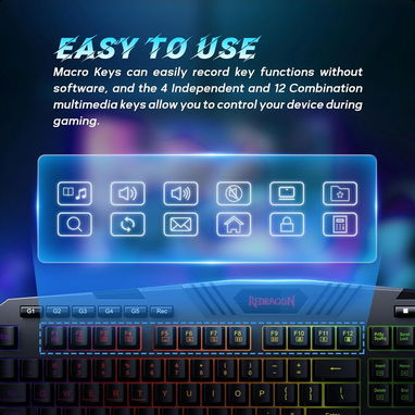 (X)  Combo Gaming Redragon S101 Teclado + Mouse RGB USB con Reposamuñecas  $59.72 - Img 126469210