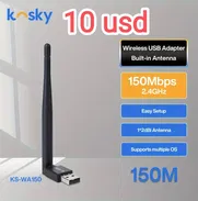 Antena Wifi usb 150 Mb/s___10usd__Servicio Mensajería - Img main-image-48526060