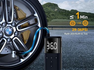 Compresor de aire portátil, bomba de aire automática de 150 PSI para neumáticos de automóvil/Motos/Bicicletas etc - Img 62956012