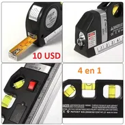 R40 Vendo herramienta multiuso, lienza, nivel de bulbuja e infrarrojo, regla - Img 53364129