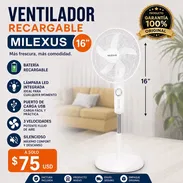 🌬️ 🔋VENTILADORES Milexus 16” RECARGABLE DE CORRIENTE 🔋🌬️ - Img 55643361