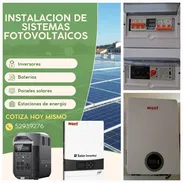 Instalación profesional de Sistemas Fotovoltaicos inversores y estaciones de energia. - Img 53609636