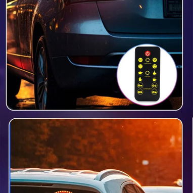 luz LED para ventana trasera de coche con forma de mano - Img 100435076