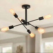 🏠💡 JUDENG N6368 – LÁMPARA SPUTNIK 6 LUCES | SEMI EMPOTRADA | 55 USD - Img 54835004