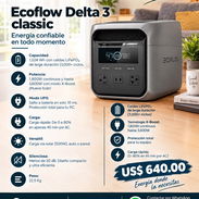 EcoFlow Delta 3 Classic, Paneles, Inversores, Baterías Litio y Generadores. Garantía, Tienda Física, Zelle/USD/CUP. - Img 57533683
