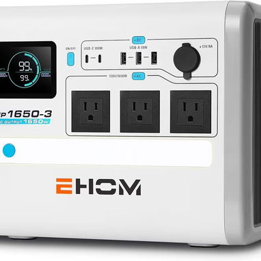 Estación de Energía EHOM (1650W/1024Wh) - 7/9